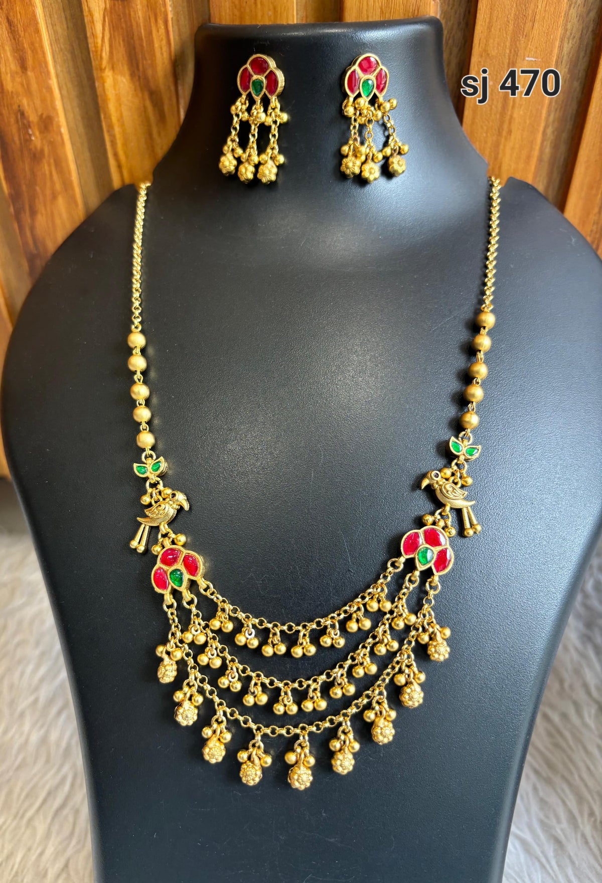 Brass material one gram heritage delicate set