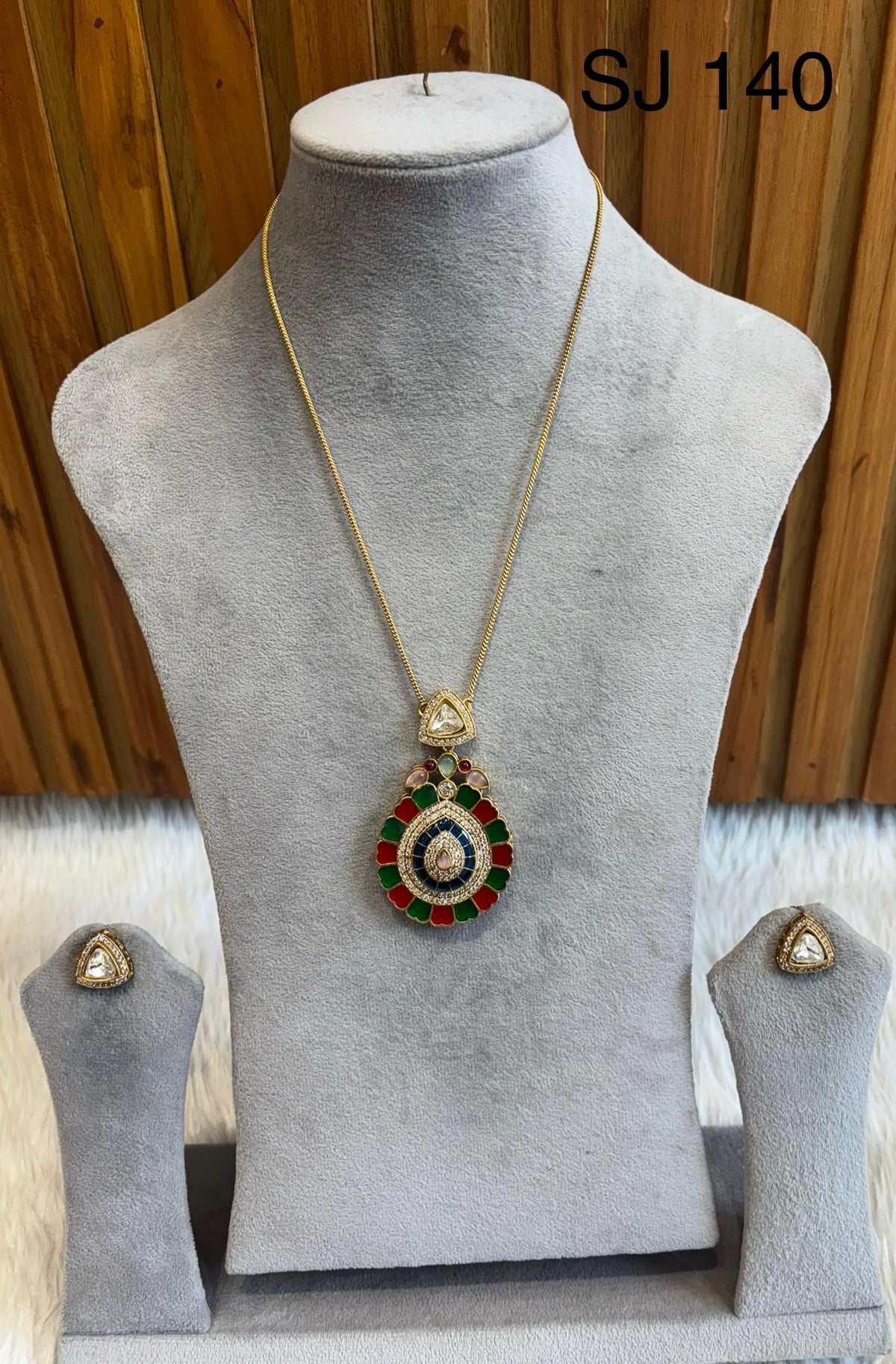 Moissanite & Polki set