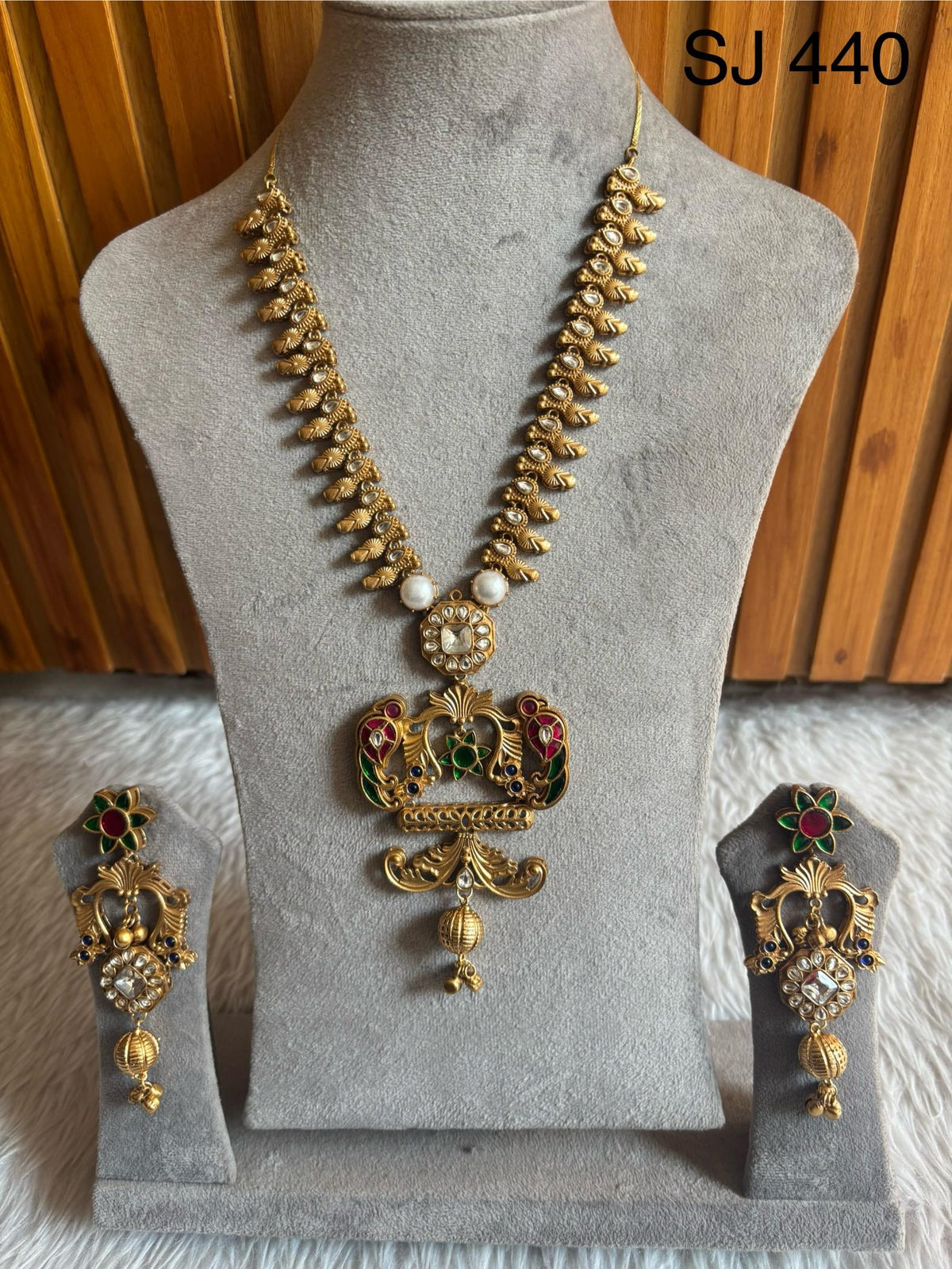 Moissanite & Polki set