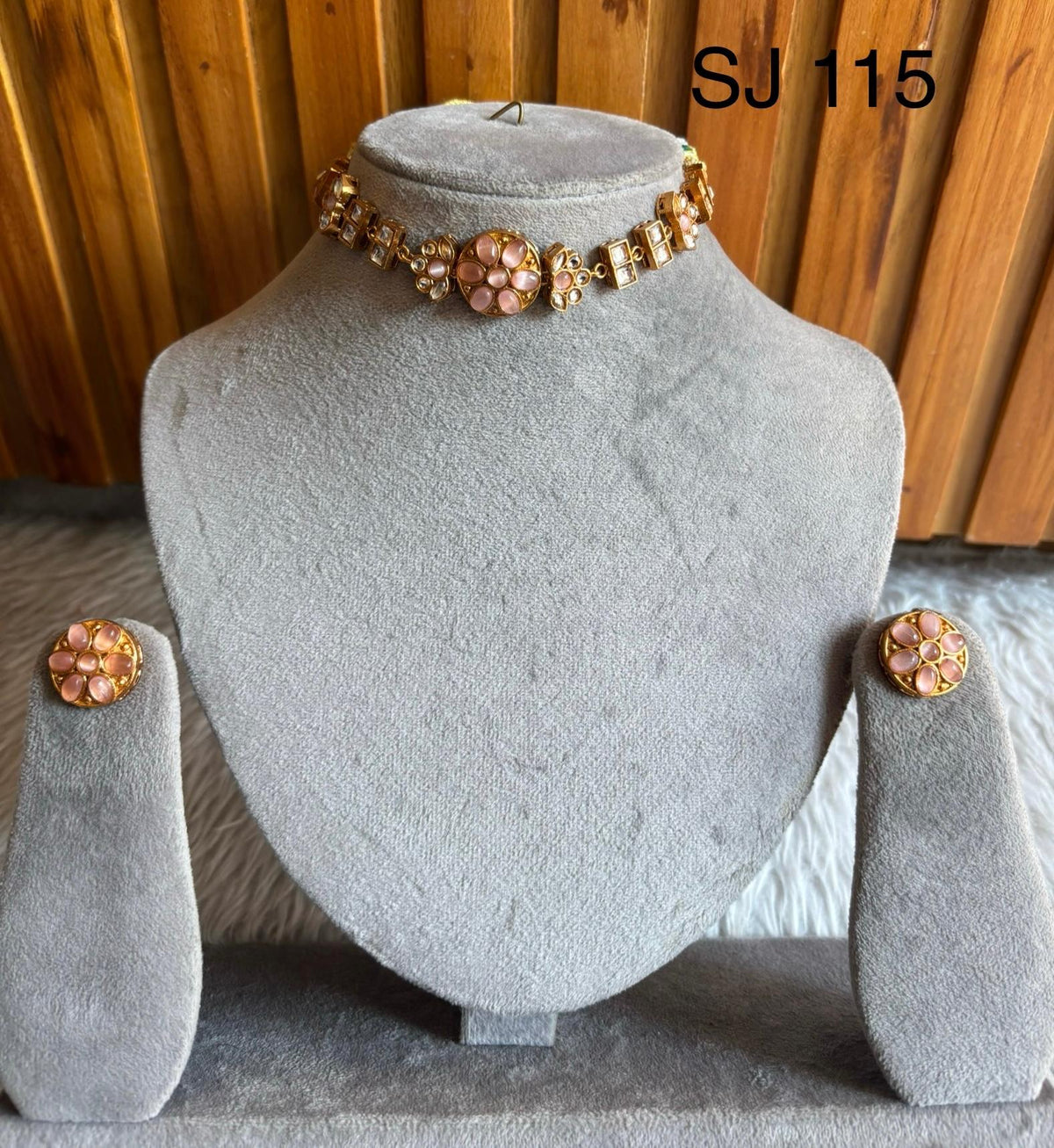 Moissanite & Polki set