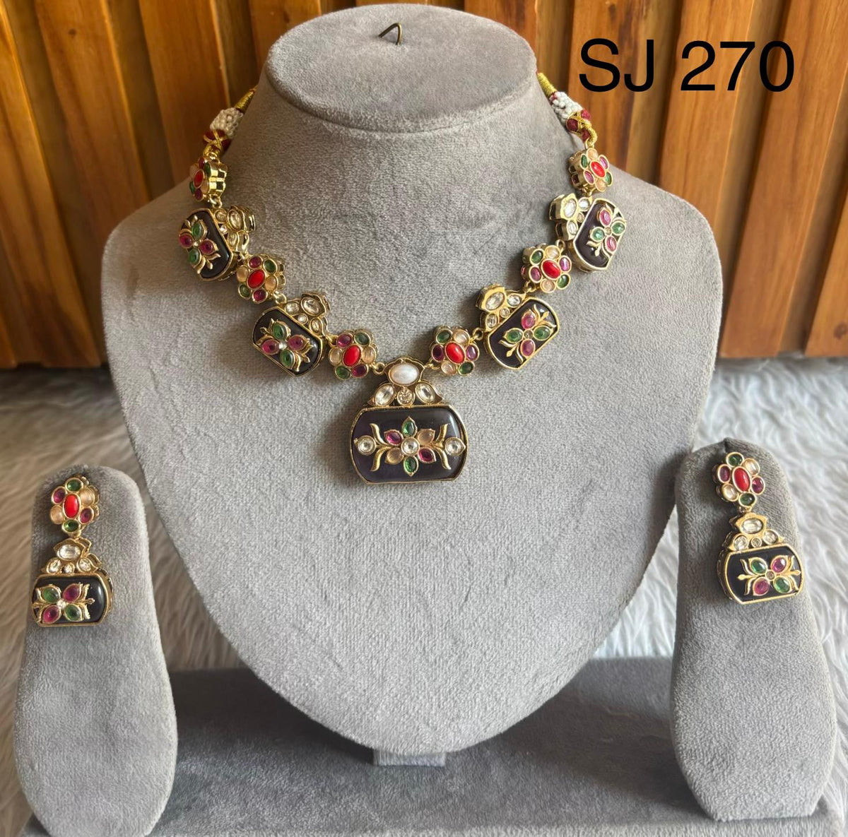 Moissanite & Polki set