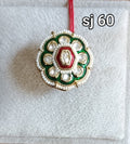 Brass material  one gram polish Kundan ring