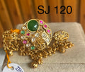 Brass material  one gram polish Kundan ring