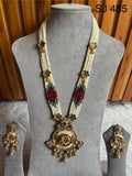 Brass material one gram polish Moti long set