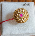 Brass material o one gram polish Kundan viti