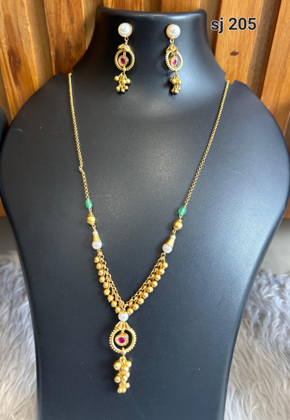 Brass material one gram heritage delicate set