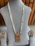 Brass material one gram polish Moti long set
