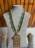 Brass material one gram polish Moti long heritage set