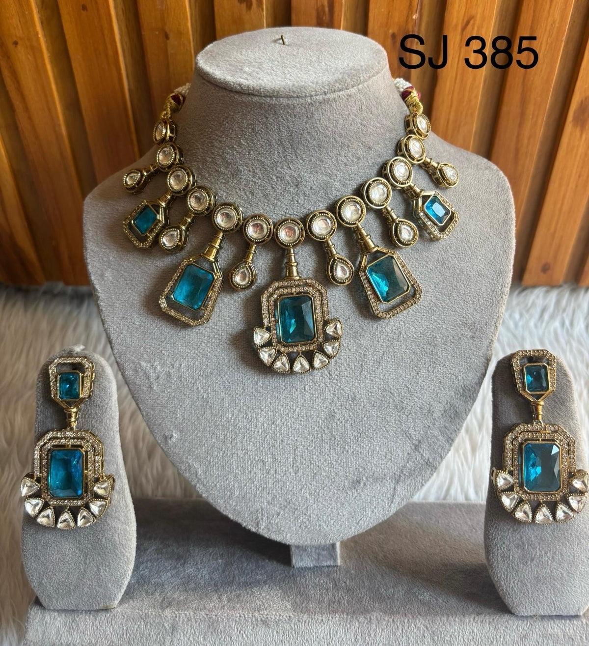 Moissanite & Polki set