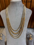 Brass material one gram polish Moti long set