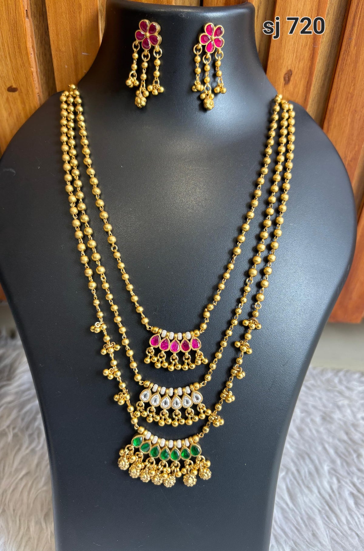 Brass material one gram heritage delicate set