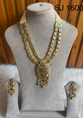 Brass material one gram polish Moti long set