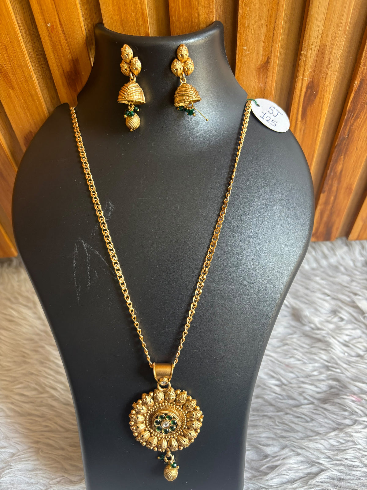 Brass material one gram polish delicate set