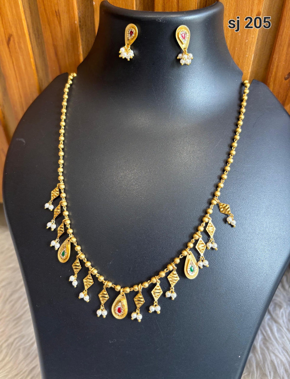 Brass material one gram heritage delicate set