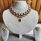 Fusion Red Teardrop Necklace Set — original product photograph