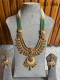 Brass material one gram polish Moti long heritage set