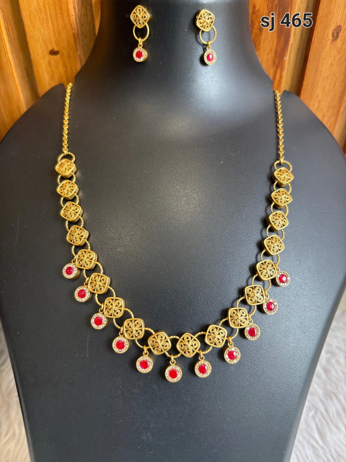 Brass material one gram heritage delicate set