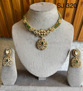 Moissanite & Polki set