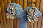 Fusion Floral Vine Stud Earrings — original product photograph