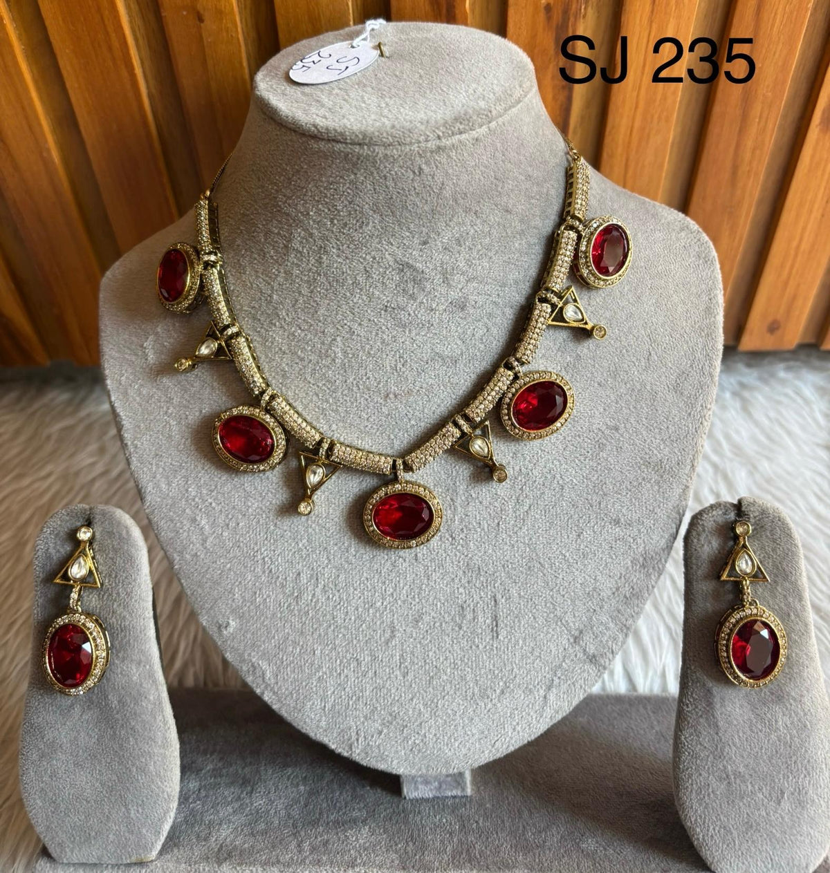 Moissanite & Polki set