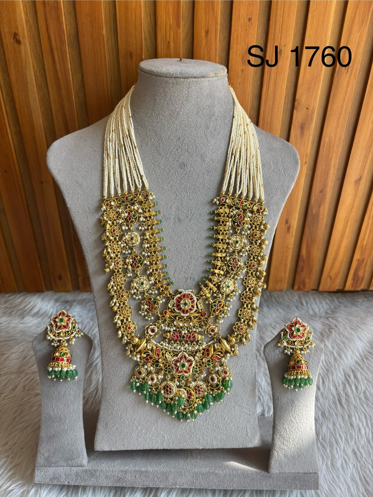 Heritage Multi-Layer Bead Necklace Set — original product photograph