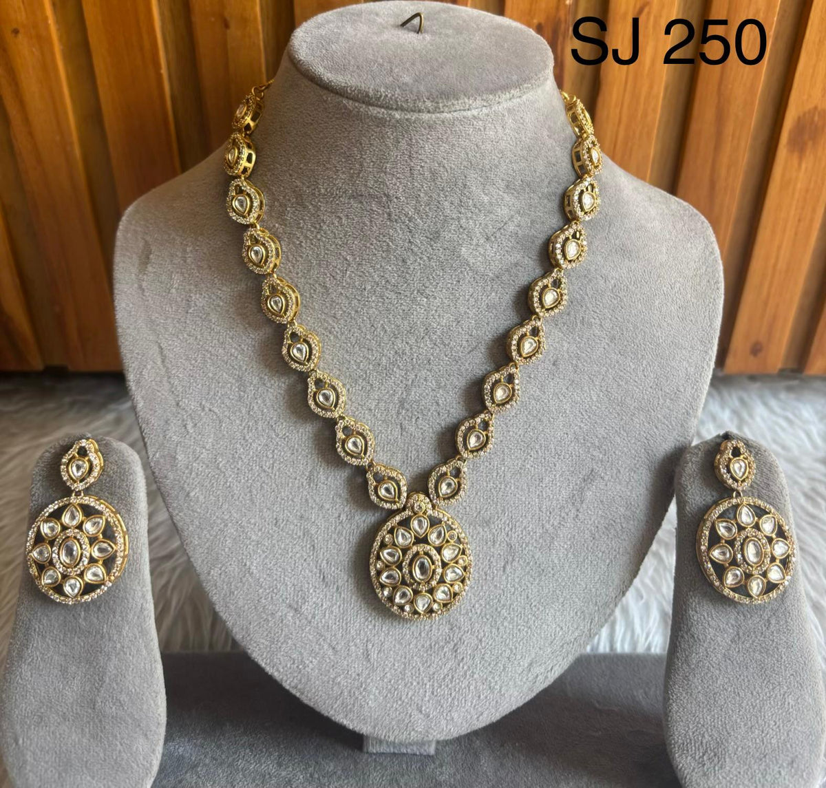 Moissanite & Polki set