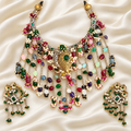 Fusion Multicolour Layered Bead Set — AI-styled studio view; compare with original photograph