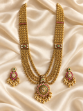 Heritage Layered Chain Pendant Set — AI-styled studio view; compare with original photograph