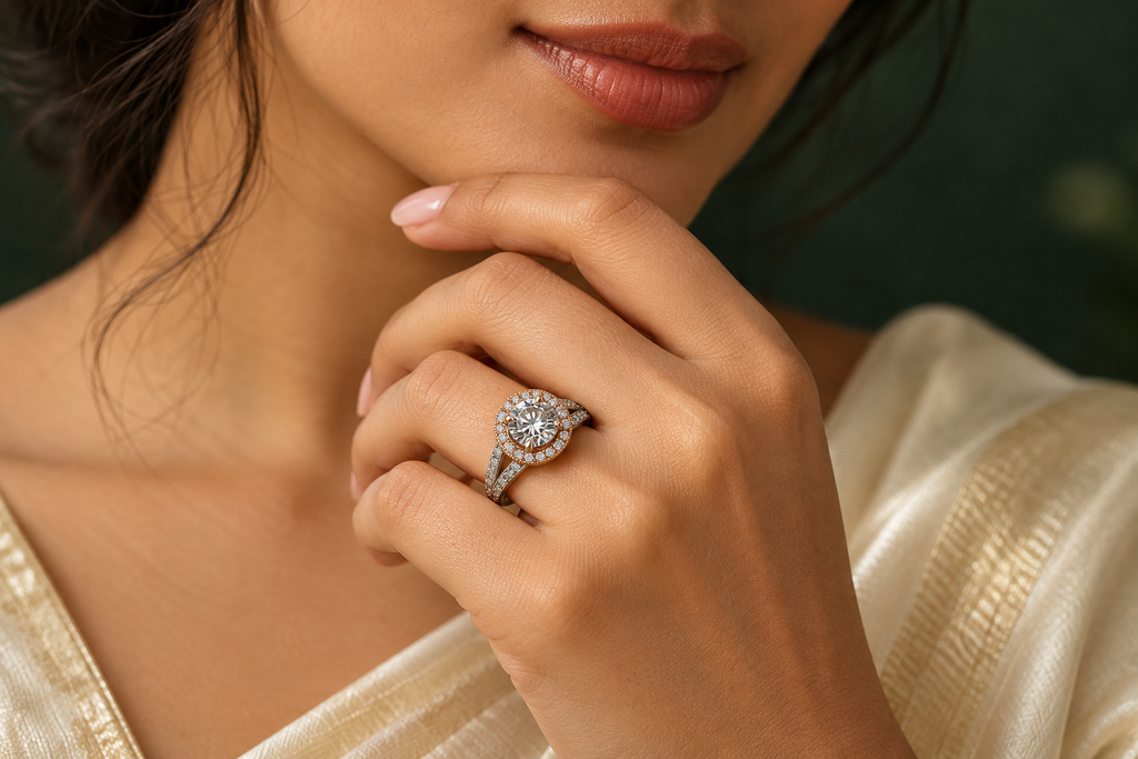 DEMO — Solstice Ring — illustrative AI-generated model view