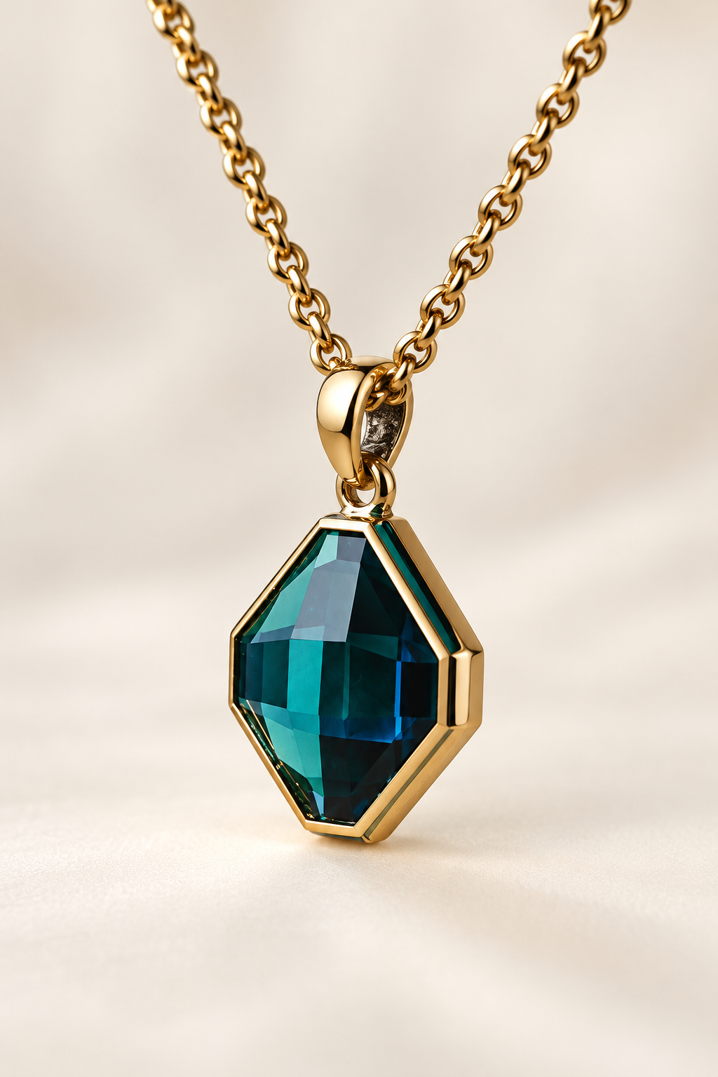 DEMO — Aurelia Necklace — illustrative AI alternate studio view